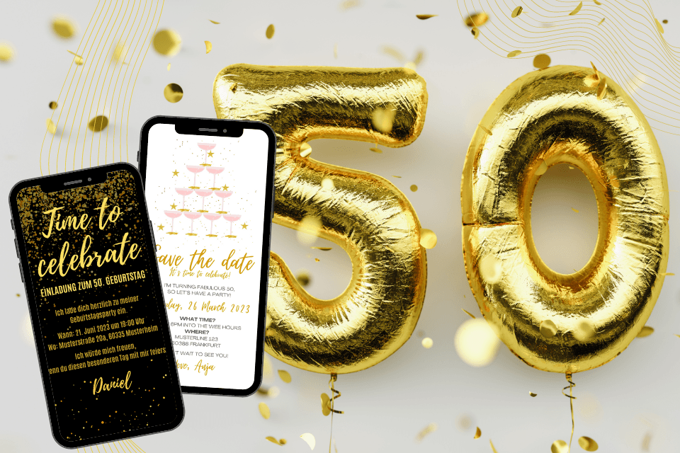 Mottoideen zum 50. Geburtstag Tipps für deine originelle Mottoparty