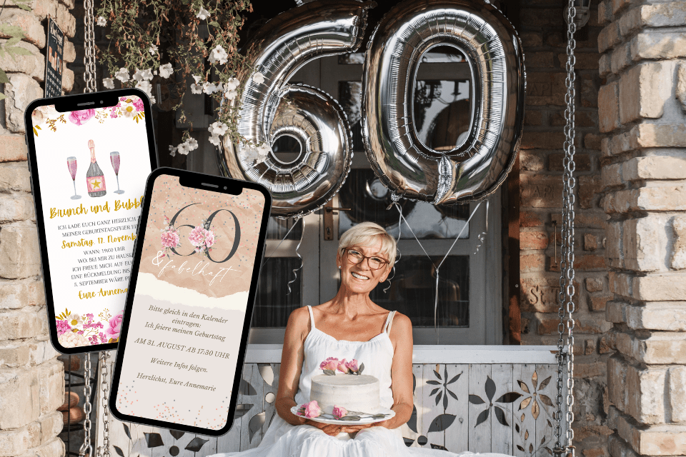 Die 20 schönsten Sprüche und Texte für die Einladung zum 60. Geburtstag