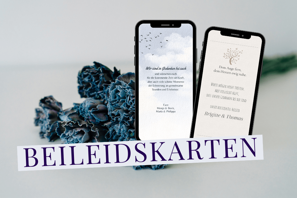 Kann man eine Beileidsbekundung über WhatsApp versenden?