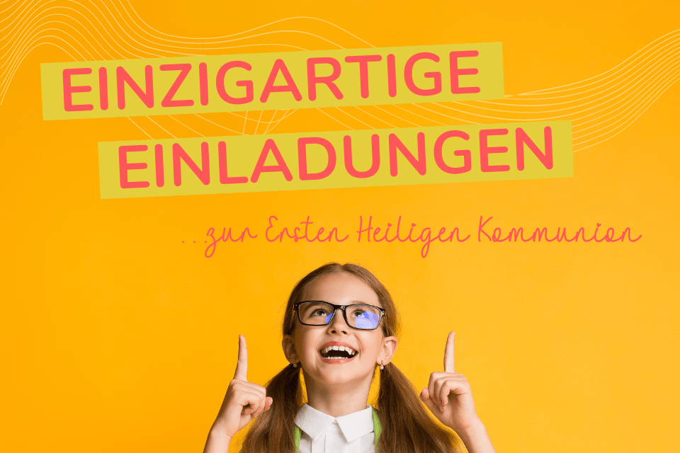 Einladung zur Kommunion: 10 einzigartige Karten für diesen besonderen Tag!