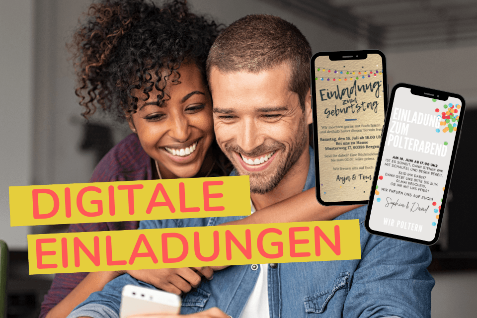 Digitale Einladungskarten - kann ich wirklich meine Einladungskarte über das Handy versenden?