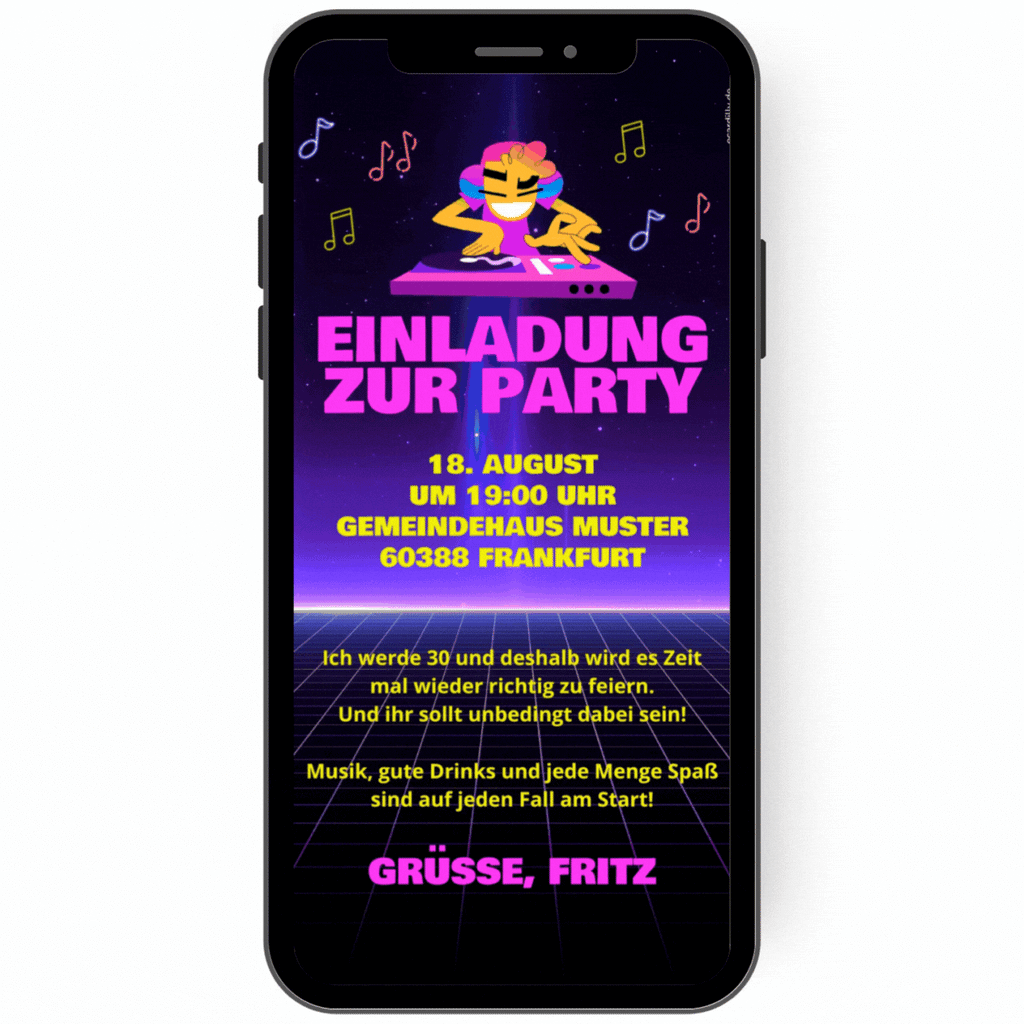 Whatsapp Einladung Geburtstag Gif