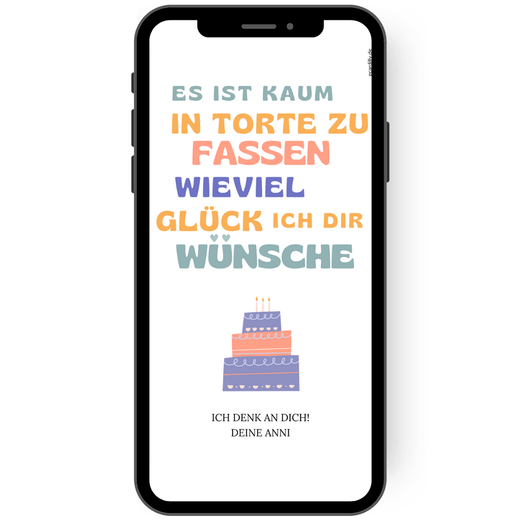 Eine fröhliche Überraschung: Unsere eCard - Grußkarte zum Geburtstag! Mit einem bunten Spruch, einer köstlichen Torte und herzlichen Grüßen zaubern wir Freude zum Geburtstag. Entdecken Sie unsere vielfältige Auswahl an digitalen Grußkarten und verbreiten Sie beste Geburtstagsstimmung! de
