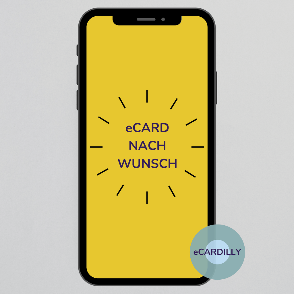 Individuelle eCard zum Fixpreis. Entwurf nach Deinen Vorstellungen. Nicht für für Dich privat sondern auch für Deinen Verein oder Dein Business. Mit Foto, Grafik, Logo oder Text - genau so, wie Du es brauchst und wünscht