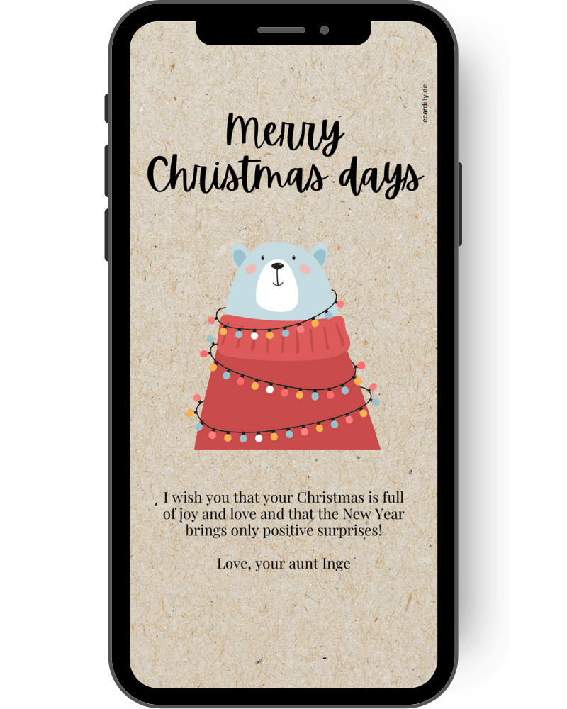 Merry Christmas - moments of happiness - red - seasonal - saying - Christmas - Christmas greetings - Christmas card - Christmas mail - winter en